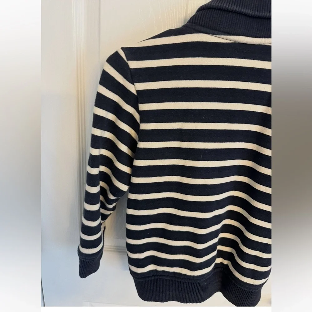 Vintage Gymboree Unique Navy & White Cardigan Sweater•S